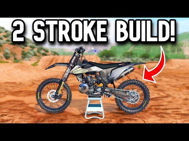 DESTROYING PRO'S ON A SECRET 2 STROKE BUILD IN MX BIKES!