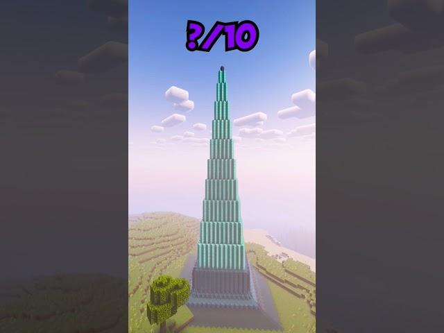 The Best Tower! #minecraft #shorts