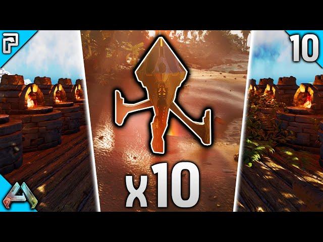 10 *RED* ARK crates for 10 ARK episodes! | ARK Survival Ascended [Ep.10]