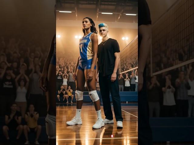 Volleyball Player Steals the Spotlight with Interview Performance ep.724 #volleyball #shorts #hoacon
