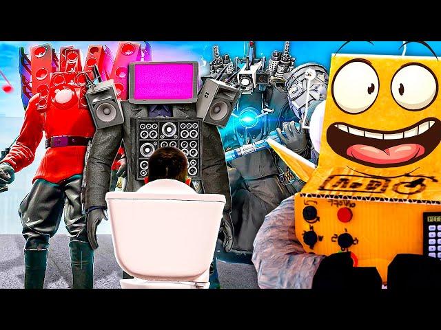 ИСПОЛЬЗУЮ ТОЛЬКО ТИТАНОВ ПРОТИВ АРМИИ ПРОТИВ СКИБИДИ ТУАЛЕТОВ! 9 СЕРИЯ ROBLOX Toilet Tower Defense