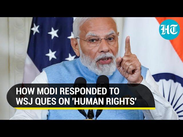 Modi Questioned by WSJ on Muslims and Human Rights in India | Watch PM's Response