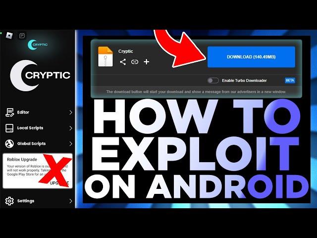 The BEST Roblox Executor: Cryptic Android Exploit (100% UNC, KEYLESS, NO CRASHES) *Undetected*