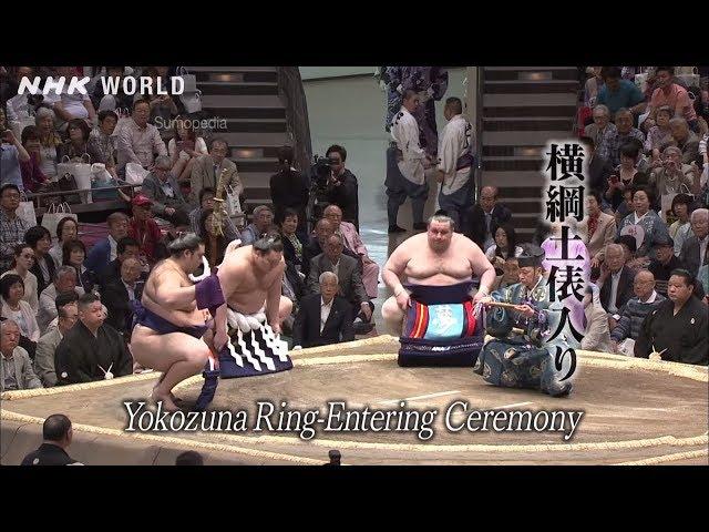 Yokozuna Ring-Entering Ceremony [横綱土俵入り] - SUMOPEDIA