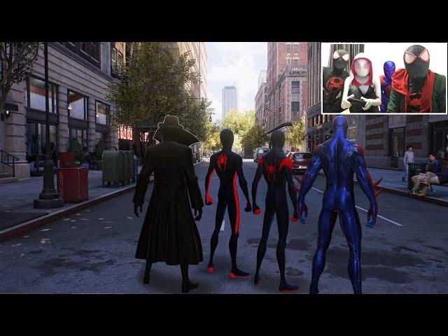 SPIDERMAN ACROSS THE SPIDERVERSE PLAYING SPIDERMAN 2 (FUNNY GAMEPLAY FREE ROAM)