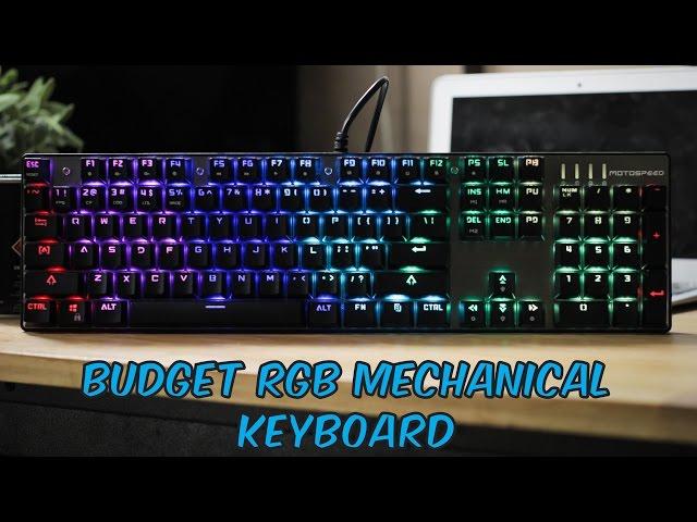 MOTOSPEED Inflictor CK104 RGB Gaming Mechanical Keyboard - Unboxing & Review