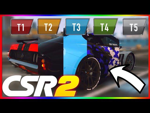 CSR2 | TOP 5 FASTEST CARS IN EVERY TIER