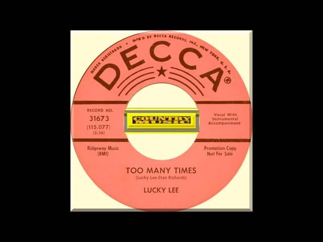 Lucky Lee - Too Many Times