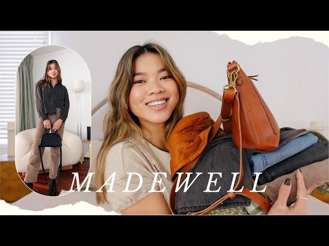 Fall Madewell Try On Haul Haul & Styling! 9 New Arrivals, Perfect Vintage Jean, Jackets, Accessories