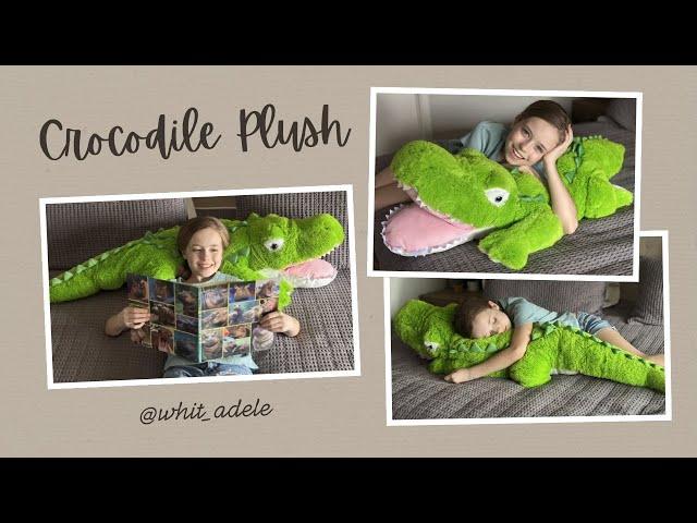 Gaint Crocodile Plush Pillows Alligator Stuffed Animals  MorisMos Stuffed Animals #plushies