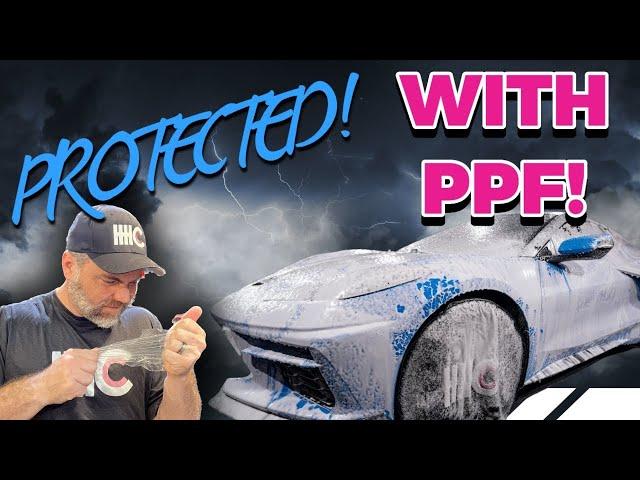 Rock chip prevention! 2023 C8 Corvette PPF track package!