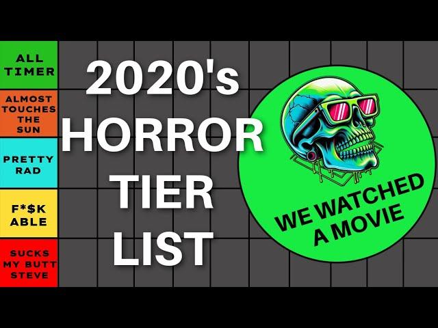 2020's Horror Tier List LIVE!