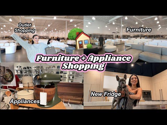 MOVING VLOGS: Come Furniture & Appliance Shopping with Me!