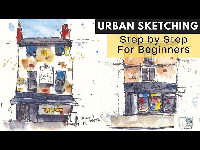 Urban Sketching for Beginners - Step by Step - Tutorial