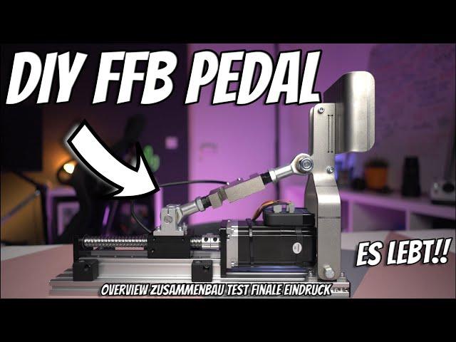 DIY Force Feedback Pedal mit ABS  für Simracing Asseto, iRacing, F1 und mehr!