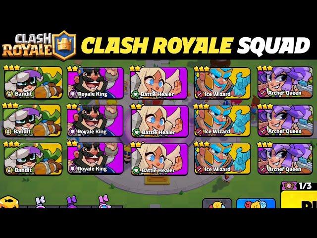 CLASH ROYALE Squad in Squad Busters