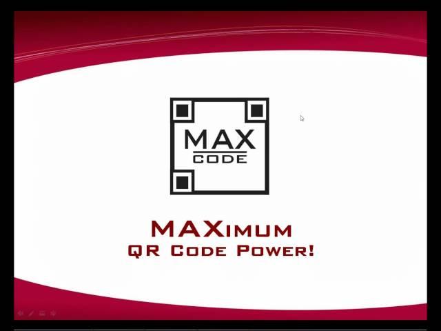 Kick it up a Notch! Turn your QR Codes into MAXcodes!  - Window Book