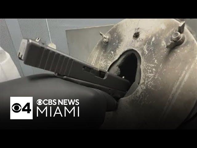 CBS News Miami gets rare access to MDPD's forensic lab where gun crimes are solved