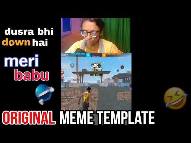 Dusra Bhi Down Hai Meri Babu Instagram Meme [Original]
