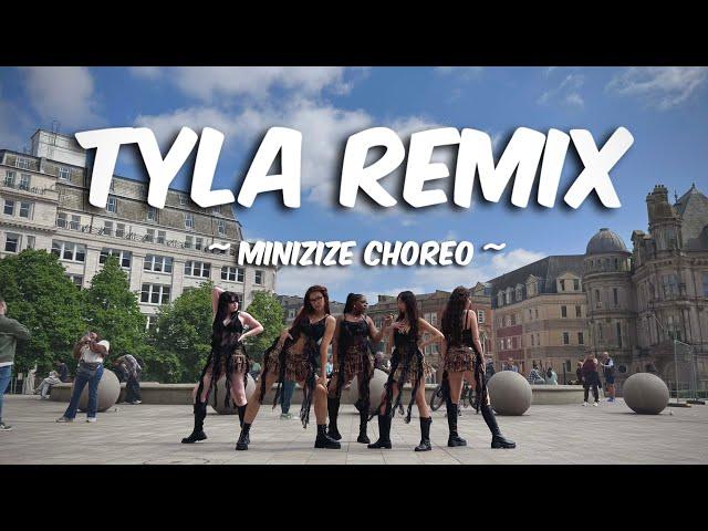 [DANCE IN PUBLIC ONE TAKE] TYLA - Push 2 Start + Jump + Art + Water (Mix) | Minizize Choreography
