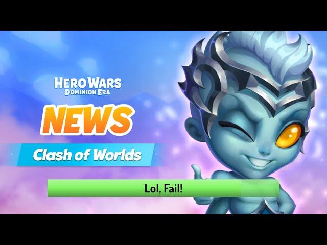 Failed Game Mode, Clash of Worlds, Not Getting Cancelled After All — Hero Wars: Dominion Era