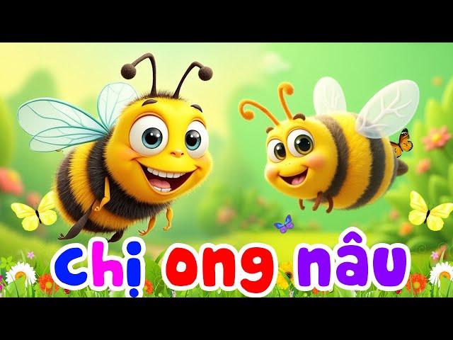 Chị Ong Nâu Và Em Bé - Nhạc Chị Ong Remix | Nhạc Thiếu Nhi Vui Nhộn Chị Ong Nâu Nâu