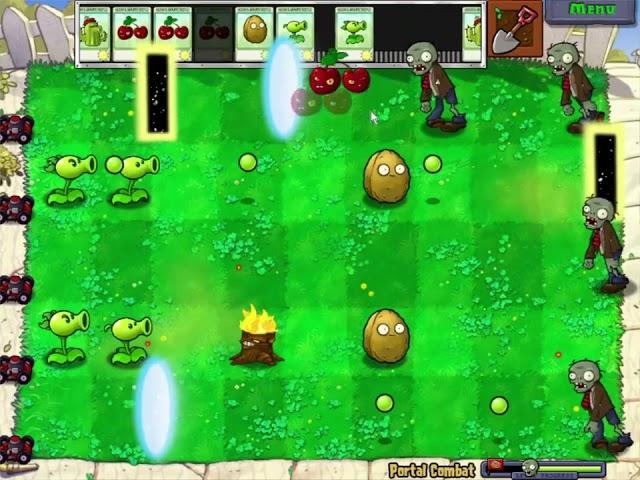 Plants Vs. Zombies: Survival Day Portal Combat Hybrid Mini Game