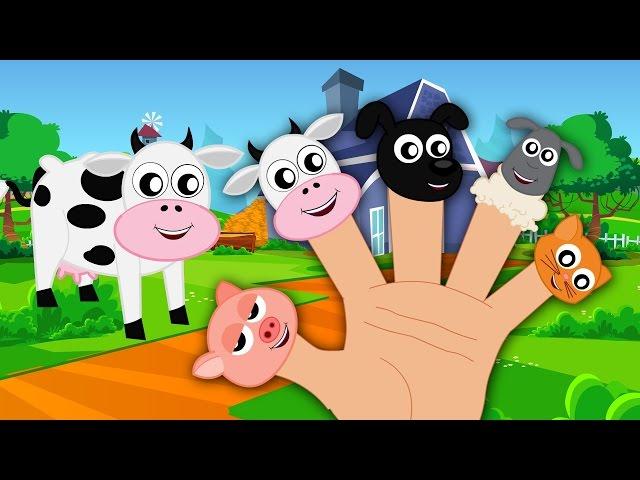 Animals Finger Family And Kids Song For Children | Nursery Rhymes For Babies