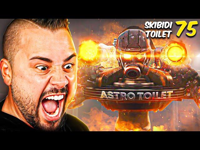 ASTRO TOILET BOSS in SKIBIDI TOILET 75 (Dennome Reaction)