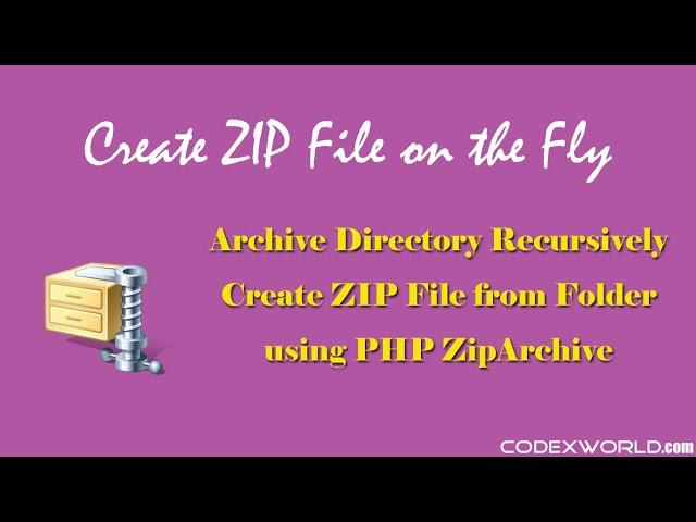 Create ZIP File using PHP