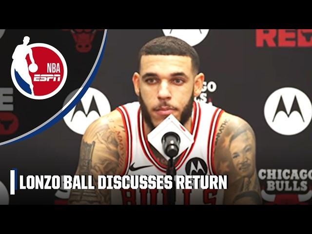 Lonzo Ball describes his path to returning at Chicago Bulls Media Day | NBA on ESPN