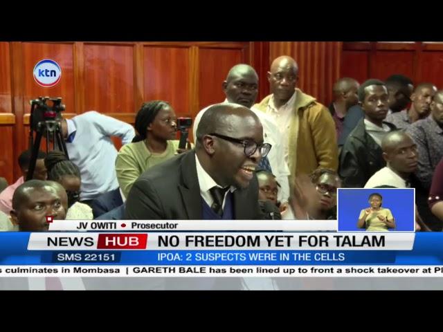 Samson Talaam set to remain in custody awaiting possible bail in relation to Albert Ojwang's death