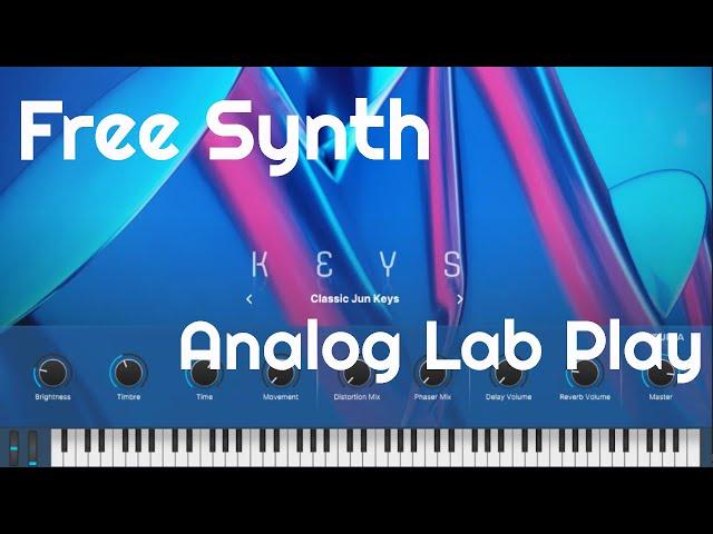 Free Synth - Analog Lab Play by Arturia (No Talking)