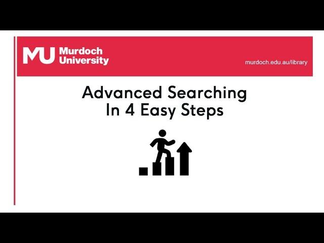 Advanced Searching in 4 Easy Steps