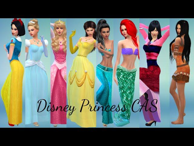 Sims 4 | Disney Princess CAS!