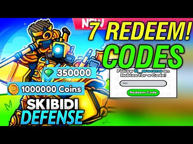 New! Update!SKIBIDI TOWER DEFENSE CODES 2024 NEW CODES - CODES SKIBIDI TOWER DEFENSE