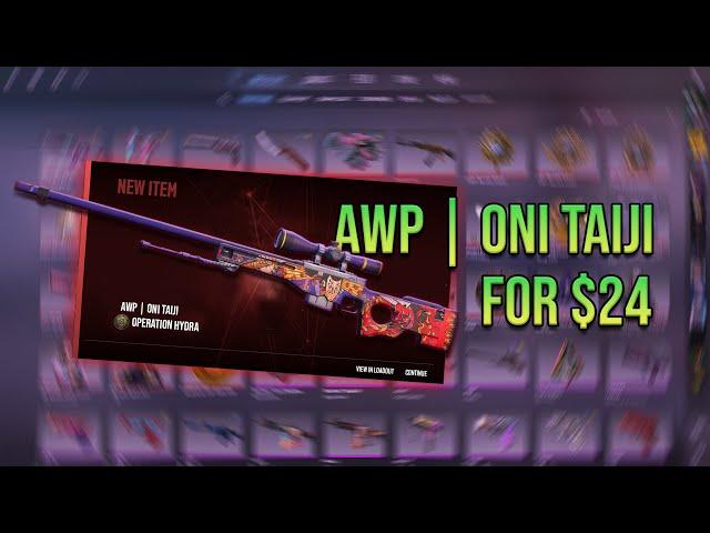 How To Get An AWP Oni Taiji For Just $24!