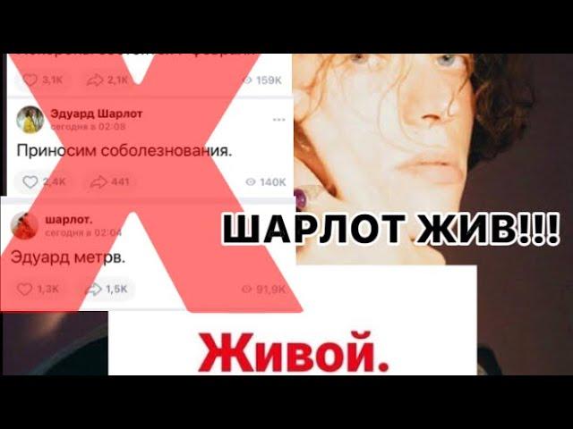 ШАРЛОТ ВСЕ ТАКИ ЖИВ!!! ОПЯТЬ ГРЯЗНЫЙ ХАЙП!!! ЧТО СЛУЧИЛОСЬ С ПЕВЦОМ???