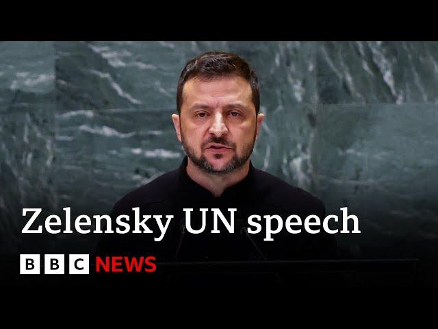 Zelensky says Putin is planning nuclear plant attacks | BBC News