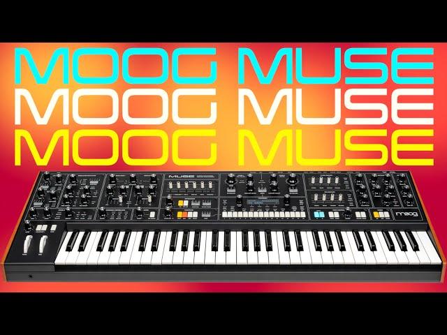 The incredible Moog Muse! Moog's new megasynth