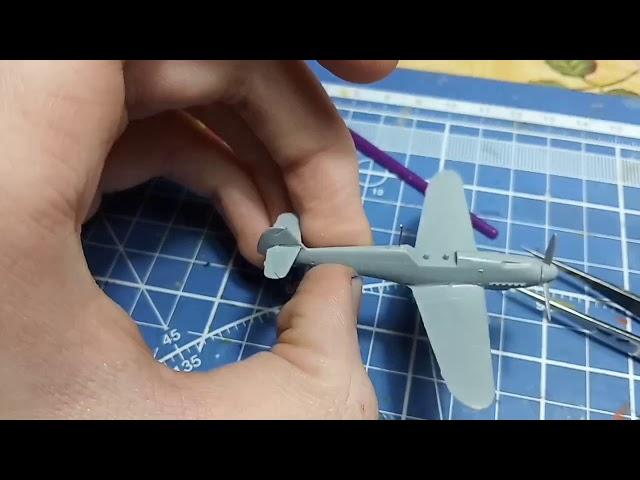 Сборка Messerschmitt bf 109.f2 Звезда 1:144. Часть 1. Финальная