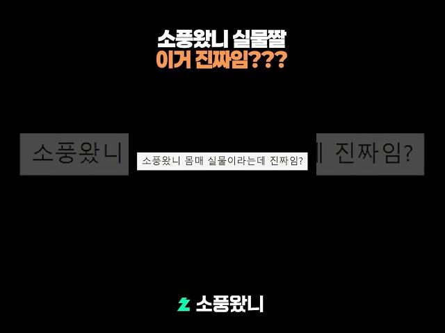 소풍왔니 몸매 실물 이거 진짜임??