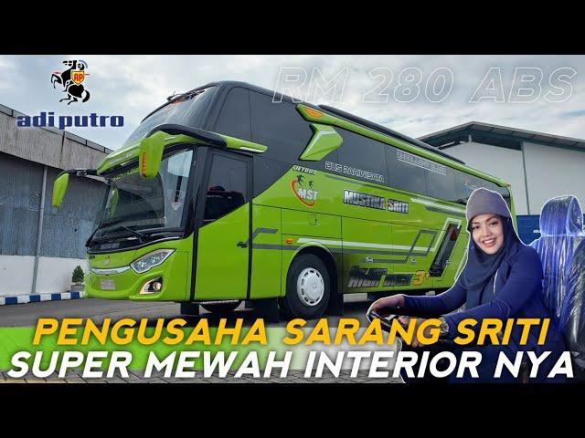 NAMBAH UNIT LAGI DARI ADIPUTRO ‼️ SPEK BUS PARIWISATA TERMEWAH YANG DI MILIKI MUSTIKA SRITI TRANS