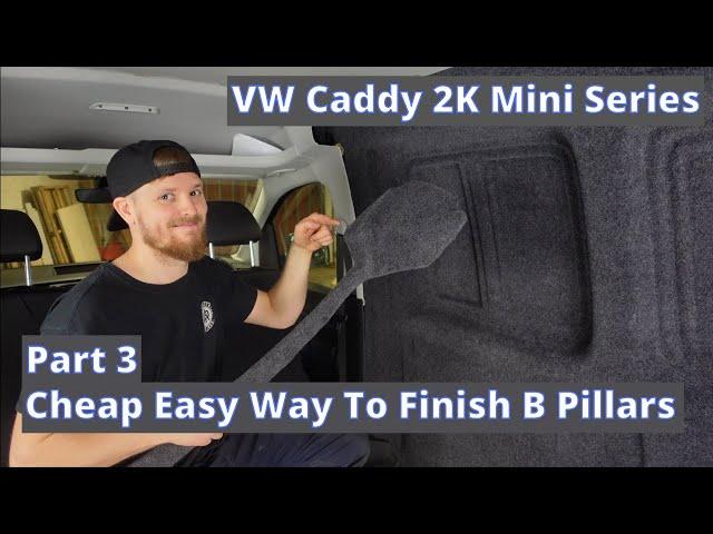 VW Caddy 2k Sound Deadening, Insulation & Carpet Part 3 Conversion Caddy Camper Micro