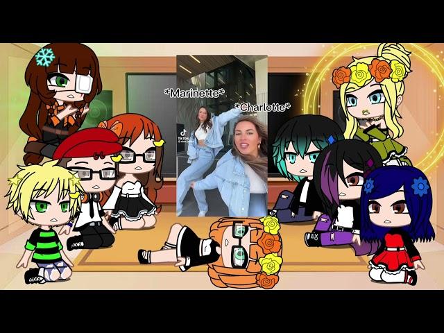 Mlb reacts to marinette as random gacha character and as random tiktok dances