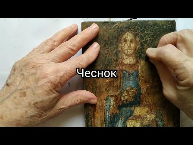 Реставрация иконы св. великомученика и целителя Пантелеимона