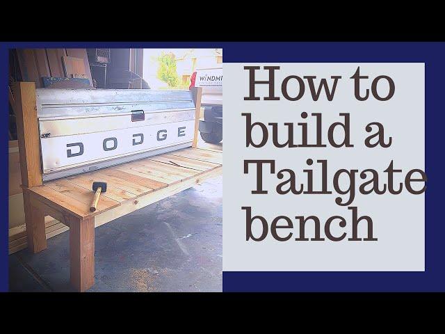 How to Build a tailgate Bench