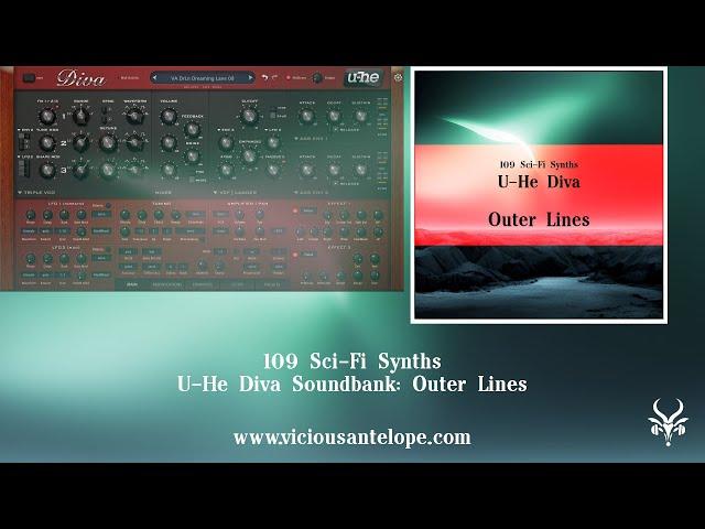 Diva Synth Presets | Vicious Antelope - Outer Lines | Sci-Fi Synths