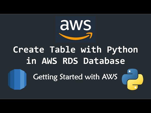 AWS RDS with Python Tutorial | How Connect AWS RDS with Python using PyMySQL