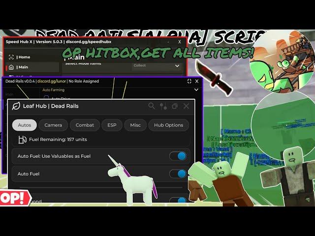 Latest Roblox 3 Dead Rails Script GUI/Hack OP Auto-Attack Mobs/Kill-Aura,Teleport,Get All Near Item